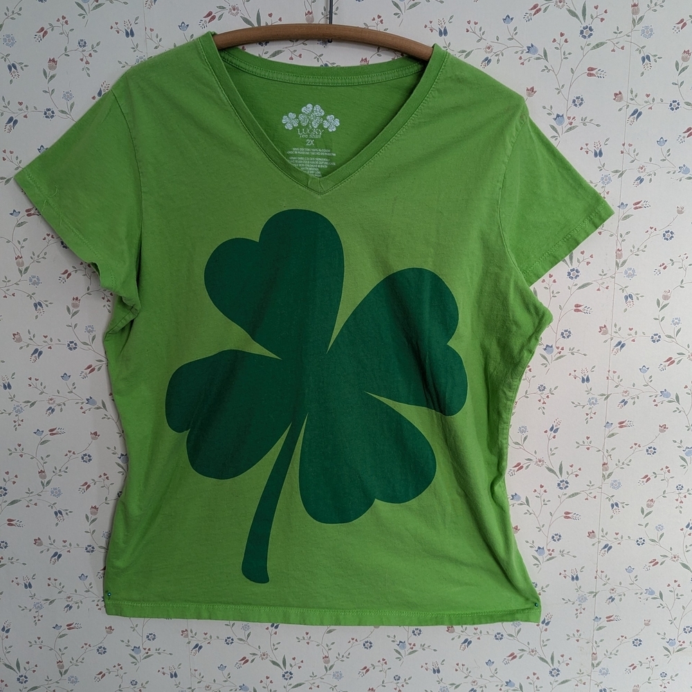 Lucky Brand Clover 2X T-shirt Top